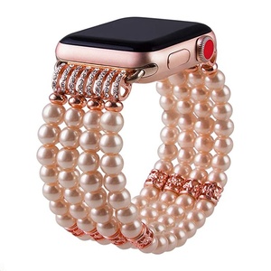 Breloque de <span class=keywords><strong>bracelet</strong></span> de montre en alliage de zinc, <span class=keywords><strong>bracelet</strong></span> élastique pour séries 11, 10, Ultra, 9, 8, 7, 6, 5, SE, 3 - Product Image 2