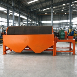 Energy Saving Wet Drum for <strong>Silica</strong> Sand Iron Impurity Removing and Feldspar Purification Magnetic Separator - Product Image 1