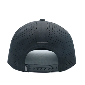 Fashionable Oxford Baseball Hat with Custom Rubber Logo 5-Panel Mesh Hand Embroidery Dot Pattern Unisex Sport Style Four Seasons - Product Image 3