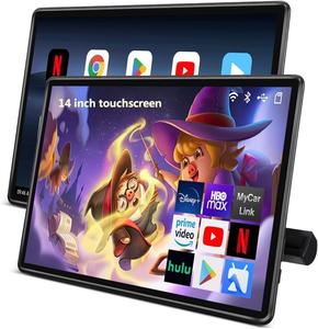 Écran tactile IPS 13,5 pouces pour appuie-tête, Android 14, écran de divertissement pour sièges arrière avec 4+64 Go, vidéo <span class=keywords><strong>4K</strong></span> - Product Image 1