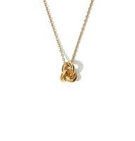 Milskye Bijoux de mode pour dames Collier mini noeud en argent 925