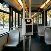 Terminal de paiement pour bus intérieur 10,1'' avec NFC, scanner 2D, 4G, GPS, Android 11, écran LCD 1280x800, 16 Go de stockage, 4 Go de RAM, SDK
