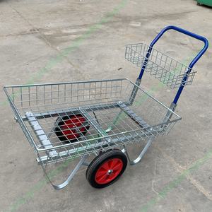 बागवानी उपयोग के लिए दो पहिया गैल्वेनाइज्ड गार्डन सेंटर ट्रक हैंड कार्ट - Product Image 6