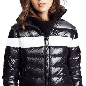 เสื้อแจ็คเก็ตผ้าแคนวาสแบบนุ่ม น้ำหนักเบา ระบายอากาศได้ดี สำหรับผู้หญิง แบบ OEM  ตกแต่งลายควิลท์  สีพื้น  ดีไซน์ล่าสุดสำหรับฤดูหนาว ให้ความอบอุ่น - Product Image 6