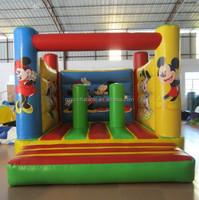 Personnalisé Mini Taille Gonflable Mickey Jumping House Pvc Gonflable Maternelle Videur Petite Taille Gonflable Plein d'entrain Pour Enfants