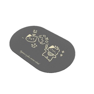 Tapis de salle de bain Cangming Cartoon en terre de diatomée, absorbant et antidérapant, pour l'entrée de la maison - Product Image 2