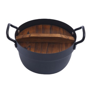 Double Eared Cast Iron Stew <b>Pot</b> <b>Large</b> Capacity Non Stick For Household Hot <b>Pot</b> Cooking - Product Image 5
