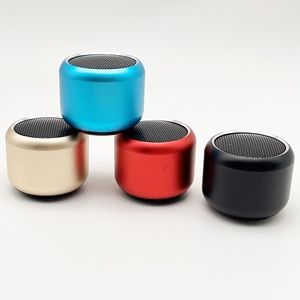 Портативная беспроводная колонка Bluetooth 5.0 с поддержкой TF-карт, металлическим корпусом, встроенным микрофоном и функцией громкой связи для дома/офиса - Product Image 1