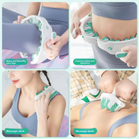 Rouleau de massage annulaire de haute qualité, détachable et portable, pour le soulagement profond des muscles des jambes et des bras, vente en gros fabricant