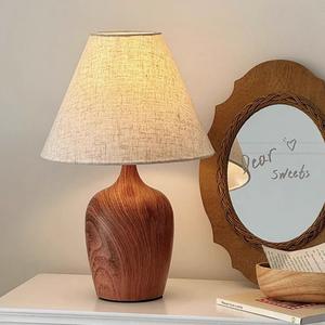 French <b>Vintage</b> Solid Wood Desk <b>Lamp</b> Wabi-Sabi Style American Retro High-End Bedroom Study Room Elegant Bedside <b>Lamp</b> 2.0kg - Product Image 5