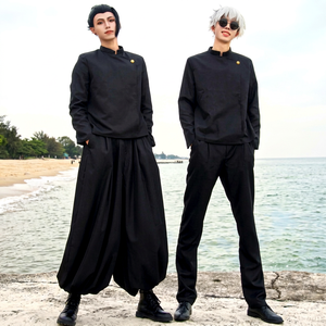 จูจุสึไคเซ็น โกโจ ซาโตรุคอสเพลย์เครื่องแต่งกายผู้ชายเสื้อผ้าอนิเมะฤดูร้อน 2025 ชุดเล่นบทบาทวัสดุผ้า 14+ - Product Image 1