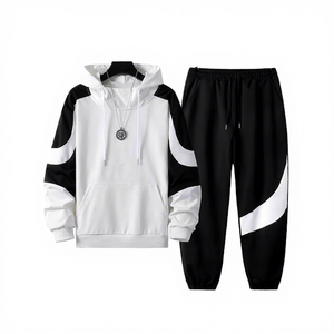 Conjunto Deportivo Unisex con Capucha y Pantalones con Cordón, Estilo Casual, Transpirable, Ecológico, 100% Algodón, para Verano - Product Image 1