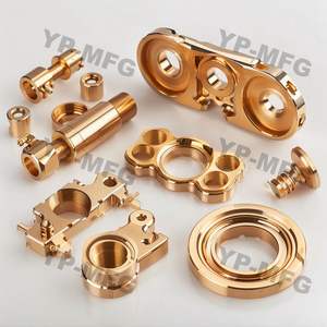 Fabrication de tôle de fraisage en laiton d'usinage CNC non standard de haute précision pour les composants métalliques d'arbre et la fixation de roulement - Product Image 3