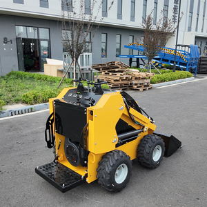 Бесплатная доставка, дизельный бензин, домашний садовый Гусеничный мини-погрузчик - Product Image 3