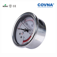 Oil Filled Pressure Gauge Liquid Filled Pressure Gauge Gas Air Pressure Regulator with Gauge Manometer