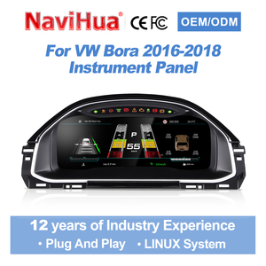 Navihua para Volkswagen VW Bora 2016-2018, Sistema Linux, Carplay, Medidor Digital, Velocímetro Automático, Pantalla LCD, Tablero de Instrumentos - Product Image 2