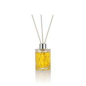 Bouteille diffuseur en verre gaufré vide de 50 ml, 80 ml, 100 ml, 120 ml, avec bâtonnets, pour parfum d'ambiance – Meilleures ventes - Product Image 1