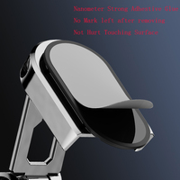 Support de téléphone magnétique puissant pour voiture, pliable, universel, en alliage de zinc, rotation à 360 degrés, support de navigation pour tableau de bord
