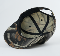 Casquette Snapback Unisexe en Popeline de Coton Camouflage à 5 Panneaux Personnalisée par le Fabricant Yukaihe avec Logo Brodé 2D de Haute Qualité