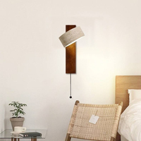 Applique murale Wabi Sabi en travertin, lampe de chevet LED en pierre naturelle, style nordique pour chambre, appartement, hôtel, salon, couloir