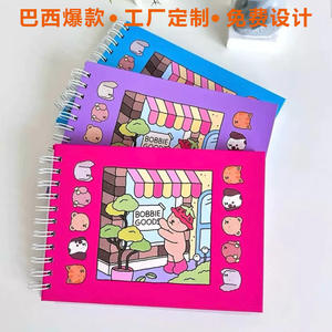 Набор для творчества для детей: раскраска-пазл с медведем, спиральный переплет, удобное использование, импорт из Китая - Product Image 6