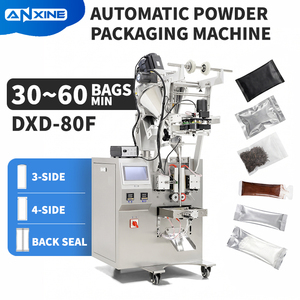 Machine d'emballage automatique de petits sachets pour poudre protéinée, thé au lait, granulés, avec scellage trois côtés, 30-60 sachets/min - Product Image 1