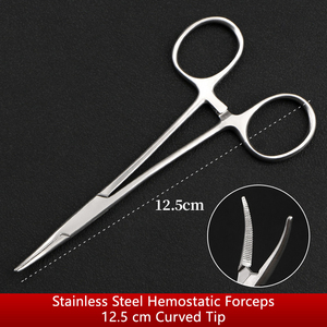 Pinzas Hemostáticas Médicas de Acero Inoxidable, Pinzas Vasculares con Varios Patrones, Instrumentos de Cirugía Estética y Plástica - Product Image 1
