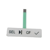 Claviers à membrane non tactiles professionnels pour télécommande avec couleur et taille personnalisées