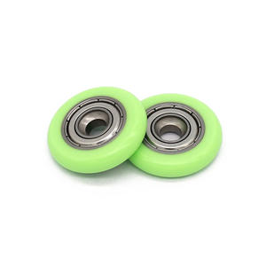 ลูกกลิ้งประตูหน้าต่างพลาสติกเคลือบ POM จากโรงงานโดยตรง ขนาด 6*28*6 มม. ลูกปืนสแตนเลส ดีไซน์แบบฝัง - Product Image 4