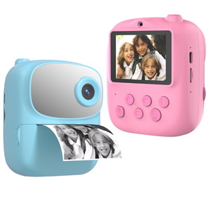 Meilleur prix du fabricant Mini appareil photo numérique pour enfants à impression instantanée Jouet pour enfants MOS Petite photo CMOS MP3 Caractéristiques Vidéo 1080p - Product Image 2