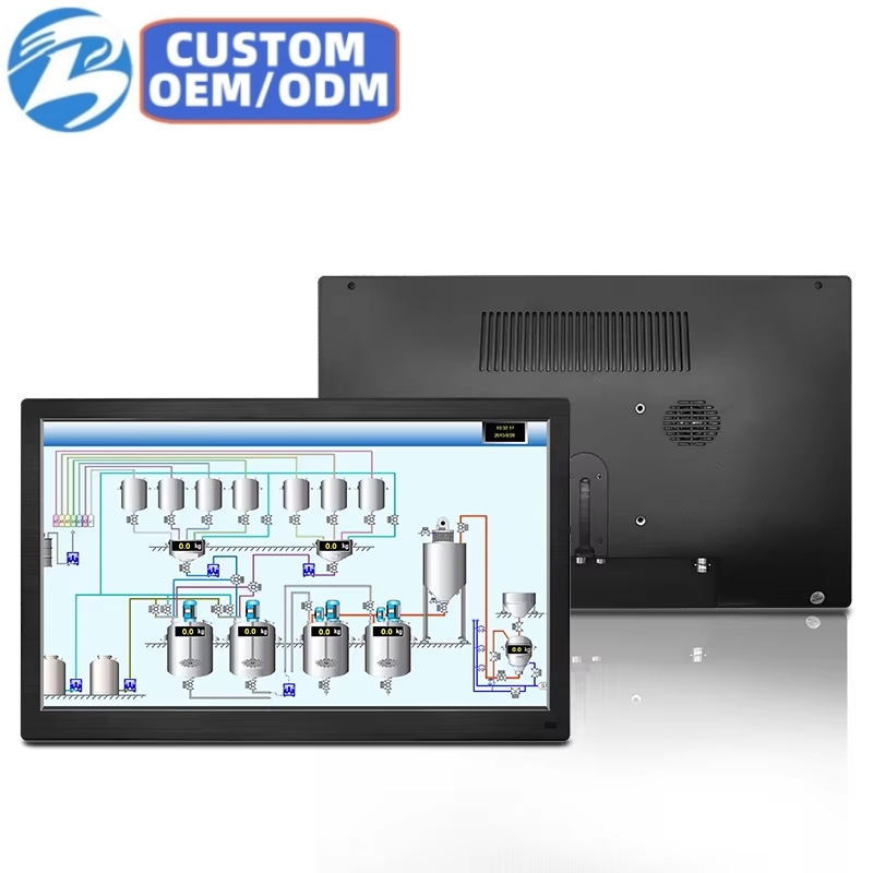 15.6 Inch HD VGA USB Gaming IPS Industrial Factory LCD Monitor Remote 1366*768 1920*1080 TFT LED Backlight New