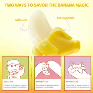 Caramelle Gommose Pelabili Amos Peelerz Gusto Banana Originale - Product Image 5
