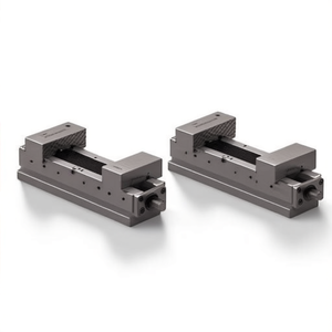 Modular <b>Bench</b> Vise With Smooth Rhomboidal Jaws Self Centering For Metalworking - Product Image 2