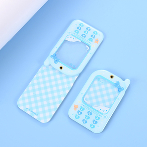 Acrylic Cartoon Rocking Music Empty Shell Frame Custom Y2K Mobile Phone Identification Card Set Schoolbag Pendant Photo <b>Keychain</b> - Product Image 2