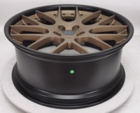 Desain Jaring Bibir Matte Bronze Baru Untuk Velg Multi Spoke Aluminium Forged 6061 T6 12000T TUV JWL VIA Std S4-00104 18-24 Custom