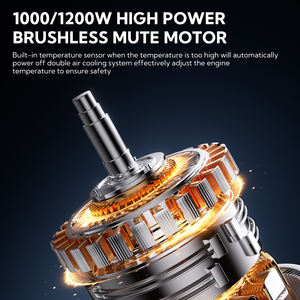 Mesin Pemotong Rumput Listrik Dorong Tangan Berkualitas Tinggi 2800RPM 1200W AC 230V untuk Memotong Rumput Taman - Product Image 3