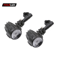 Feux LED universels pour moto, faisceau large, lentille diffuse, tout-terrain, ATV, UTV, éclairage auxiliaire de conduite, lampe de travail 12V 24V