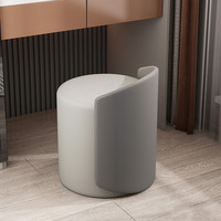 Tabourets de dressing de luxe légers meubles de chambre à coucher simples tabouret de table de vanité avec dossier chaises de maquillage rotatives