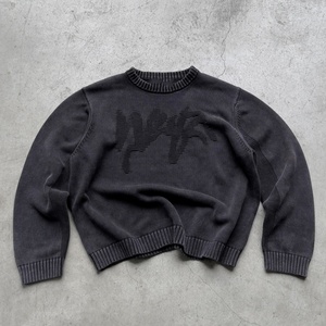 USA Free tax Y2K moda uomo <span class=keywords><strong>Jacquard</strong></span> stampa Streetwear Pullover con Logo personalizzato <span class=keywords><strong>maglieria</strong></span> con ricamo maglione lavorato a maglia - Product Image 2