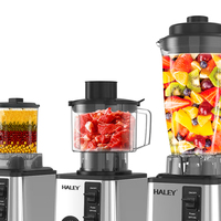 HALEY Juicer multifungsi prosesor makanan elektrik besi tahan karat senyap Drip-Proof tahan lama untuk penggunaan rumah tangga terlaris