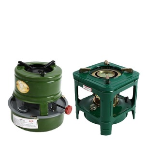 Réchaud <span class=keywords><strong>à</strong></span> kérosène en émail portable pour l'extérieur, réchaud de camping en émail pour pique-nique, réchaud <span class=keywords><strong>à</strong></span> bois, barbecue, chauffage avec 8 mèches - Product Image 6