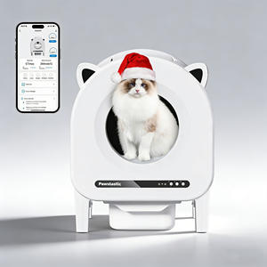 Caja de arena inteligente para gatos, de fábrica, con limpieza automática, desodorización y gran capacidad para el hogar. - Product Image 1