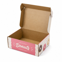 XJY meilleure vente carton personnalisé impression complète carton kraft beignet et boîte à nourriture pour boîte d'emballage de biscuits et de pain