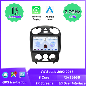 UIS 7870 3D 2K auto radio Android para VW <span class=keywords><strong>Volkswagen</strong></span> Beetle A4 2000 - 2012 navegación GPS WIFI DSP BT Carplay reproductor ESTÉREO - Product Image 2