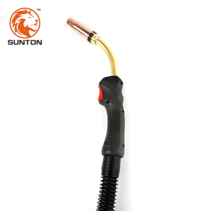 ST <span class=keywords><strong>Binzel</strong></span> MB 501D MB501 <span class=keywords><strong>Mig</strong></span> Torch Gun Cable de 5 metros refrigerado por agua con conexión de conector Euro 500A CO2 450A Gas mixto - Product Image 5