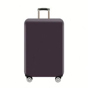 Protector de maleta al por mayor cubierta de maleta de equipaje de viaje en blanco de color sólido - Product Image 2
