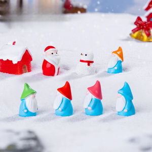 Nuovi micro-paesaggi natalizi di Weijs, Babbo Natale, Gnomo, Stanza con pupazzo di neve, accessori decorativi fai da te, mini ornamenti - Product Image 1