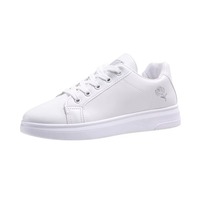 Chaussures de sport décontractées blanches pour femmes, style marche, rehaussantes, marque tendance, vente en gros 2026