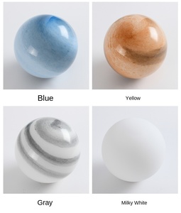 Colorful Bionic Planet Chandelier Nordic Creative Led multicolor Glass Ball Pendant <b>Light</b> <b>for</b> kids <b>room</b> living <b>room</b> - Product Image 6