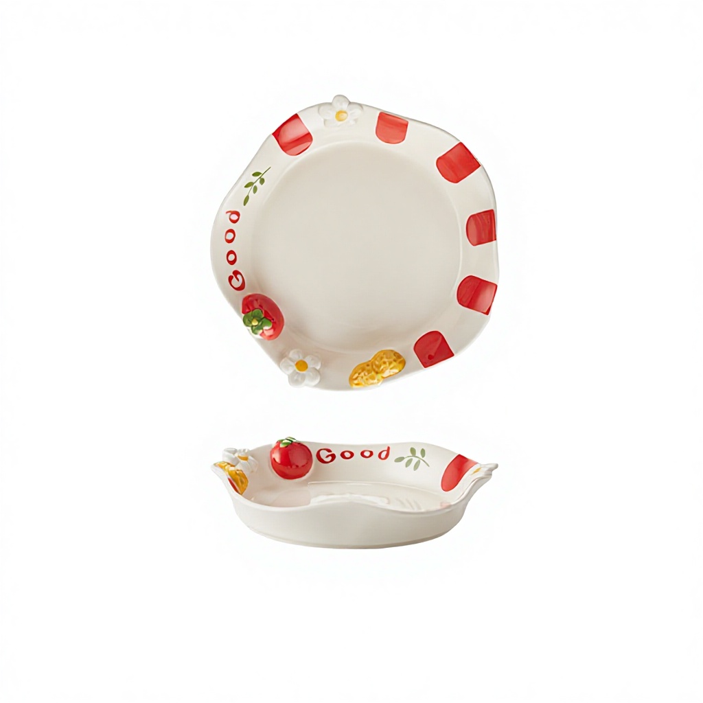 Assiette rouge